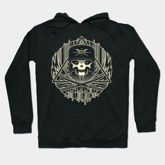 Street Samurai V2 Hoodie by StudioM6